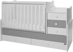 Lorelli Легло Lorelli - Maxi Plus, 3Box, 70 х 160 cm, бяло/stone grey (10150580041P) - ozone