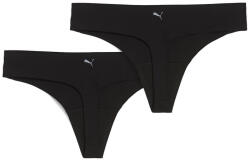 PUMA Invisible Cotton Strings 2P női alsó M / fekete