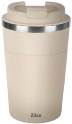 Zilan ZLN9877 pohár termosz, 380 ml űrtartalom, rozsdamentes acél belső, dupla falú, krémszínű (ZLN9877)