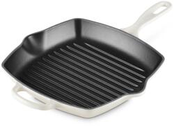 Le Creuset Tigaie Grill Le Creuset Signature Collection 26CM Fonta Emailata Meringue (20183267160422)