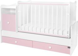 Lorelli Трансформиращо се детско легло Lorelli - Trend Plus, бяло и Orchid Pink (10150590038P) - ozone