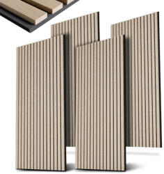 Juskys 4 db akusztikus panel - világos tölgy (301641)