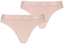 PUMA Elements Cotton Strings 2P női alsó XS / világosrózsaszín