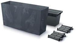 Prosperplast Urbi Case Beton Effect M virágláda antracit 77x23, 5x40, 6cm (DUC800ME-S433)