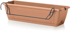 Prosperplast Respana Easycare W 60-as balkonláda akasztóval terrakotta 59, 3x19x14cm (ISE600SW-R624)