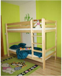 Komforttéka Max fenyő Emeletes Ágy + ajándék ágyráccsal