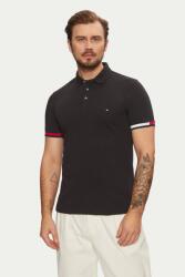 Tommy Hilfiger MW0MW37518 M INTL Fekete galléros póló