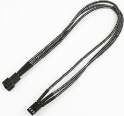 Nanoxia Cablu prelungitor Nanoxia Molex 3 pini 30cm Gri (nx3pv3ec)