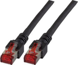 EFB Elektronik Cablu de retea din fibra optica cu miez de cupru EFB Elektronik S/FTP cat6A LSZH 1 m negru (k5515.1)