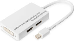 ASSMANN Adaptor/Convertor Digitus Mini DisplayPort Mini DP la DisplayPort HDMI+DVI 0, 2 m Alb, 216723, convertor special (db-340509-002-w)