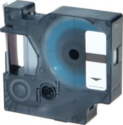 CDRmarket Banda compatibila Dymo 43610 S0720770 6mm x 7m text negru / fundal transparent (pellabel43610)