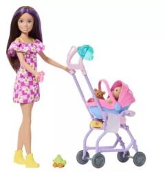 Mattel Barbie: Babysitter playset - cărucior Papusa Barbie