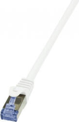LogiLink Cablu Patchcord Logilink CQ4021S S/FTP Cat6a 0.5m alb (cq4021s)
