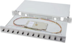 ASSMANN Cutie de imbinare Digitus FO 1U 12x LC DX OM3 Argintiu (dn-96331/3)