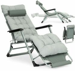 MultiGarden 2in1 dönthető Napozószék párnával - Szürke (ZRL010-C-4-4)