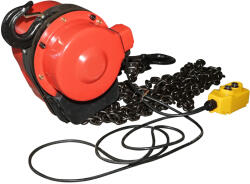 BRECKNER Palan electric otel 380V, 500W cu lant 3m, carlig cu siguranta, sarcina maxima 3000Kg Breckner Germany (BK76116)