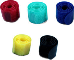 MediaRange Set 5 legaturi pentru cabluri MediaRange 16x215mm multicolor (mrcs302)