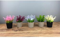 Iris E5828 decor cu flori artificiale într-un vas 7x14cm (E5828)
