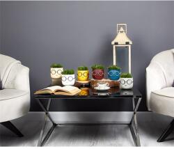 Iris E5670 Decorațiune pentru capul ochelarilor cu flori artificiale într-un vas 10x14cm (E5670)