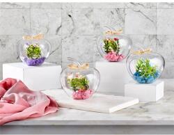 Iris E5585 decor cu flori artificiale într-o margine 12x14cm (E5585)