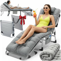 Sofotel Összecsukható kempingágy, kerti nyugágy, ChillWell Dream Sofotel - pepita - 53 287 Ft