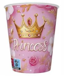 Godan Pahare de hârtie cu model coroană - 250 ml, set de 8 (KD01_OG_040801)