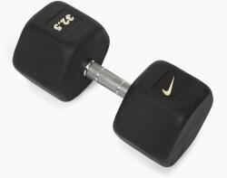 Nike Strength Ganteră cauciucată Nike Strength Hex Dumbbell 32, 5 kg black/white