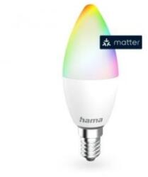 Hama okso wifi LED izzó E14 RGBW 4, 9W matter (00176641) (00176641)