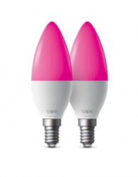 TP-Link LED Izzó Wi-Fi-s E14 váltakozó színekkel (TAPO L430C(2-PACK)) (TAPO L430C(2-PACK))