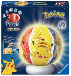Ravensburger Ravensburger, Pokemon, Bila, puzzle 3D, lampa, 72 piese