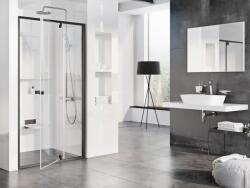  Zuhanyajtó PDOP2-120 fekete Transparent