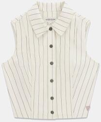 Guess Jeans GUESS JEANS, Csíkos pamutmellény, Fekete, Törtfehér, L (W6GHZ9-D7961-GHCK-L)