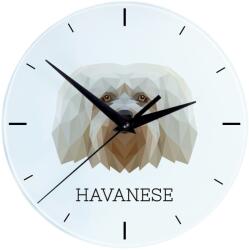 Art-Dog falióra, geometrikus kutyamotívum, strapabíró, stílusos, 30cm