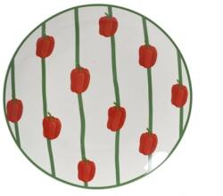 Kitchen goods ЧИНИЯ ПОРЦЕЛАН 874465 Ø20.2х2.3см БЯЛА С ЧУШКИ (874465)
