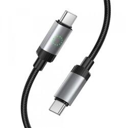 hoco. Cablu Date si Incarcare USB-C - USB-C HOCO X117, 60W, 1m, Negru - evomag