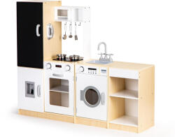 Homelux Bucătărie pentru copii XXL din lemn cu iluminare led (PLK547) Bucatarie copii