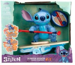 Disney Figurina Disney Stitch cu placa de surf, telecomanda Figurina