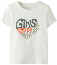 NAME IT fete T-shirt cu mâneci scurte alb (14B9EA)