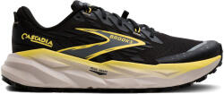 BROOKS Cascadia 19 Black/Yellow/Chateau Férfi futócipő US 8, 5 Férfi futócipő