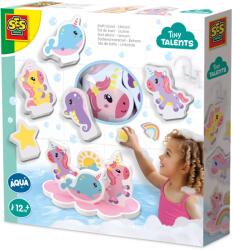 SES Creative Creative Tiny Talents 13253 fürdőszobai játék és matrica Állat fürdőjáték Többszínű