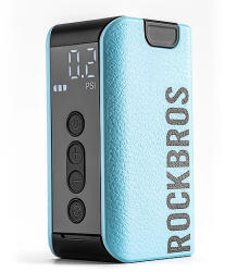 ROCKBROS 42520006001 Elektromos Szivattyú Kompresszor Digitális Kijelzővel Golyókhoz / Lufikhoz - Kék