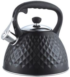 KRISBERG KS-2588 Elektromos vízforraló 3, 0 literes, rozsdamentes acél, fekete (KS-2588) (KS-2588)