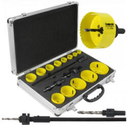 MAR-POL Körkivágó BI-METAL 17 db-os, 19 - 76 mm (M22575)