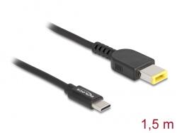 Delock kábel Laptop töltő USB Type-C male > Lenovo 11.0 x 4.5mm male (87970) (87970)