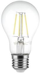 V-TAC Bec E27 A60 Cu Filament Led 6w 4000k Alb Neutru, Sku-214303 (sku-214303)