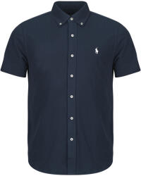Ralph Lauren Cămăsi mânecă scurtă Bărbați CHEMISE AJUSTEE EN POLO FEATHERWEIGHT Polo Ralph Lauren Albastru EU S