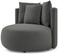 Bobochic Paris Világosszürke bársony fotel Cesar - Bobochic Paris