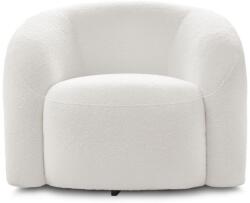 Bobochic Paris Fehér forgó buklé fotel Elina - Bobochic Paris