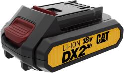Caterpillar DXB2 Power+ Click Stop akkumulátor 18V 2.0Ah Li-ion, LED töltöttségjelzővel, CAT 1 For All kompatibilitás (DXB2)