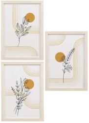 House Nordic Világos natúr színű fali képkeret szett 3 db-os 21x30 cm Madison - House Nordic